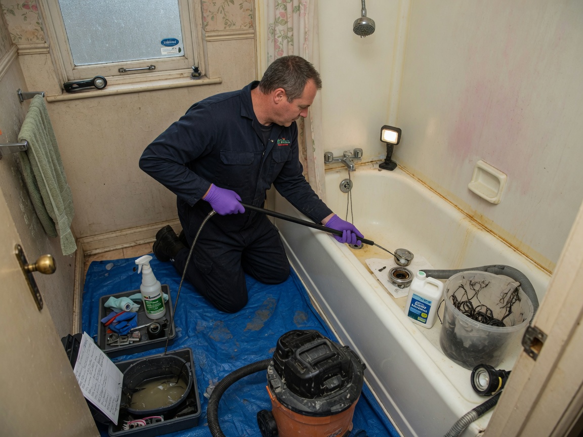 Shower and Bathtub Drain Cleaning in Salisbury